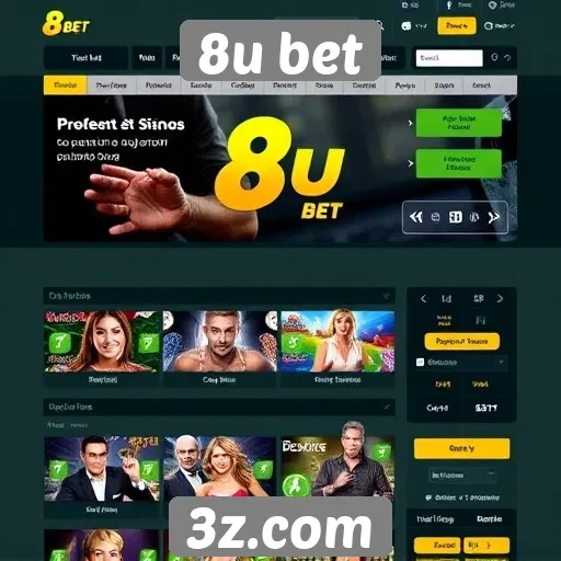 Acessibilidade e usabilidade do site 8u bet